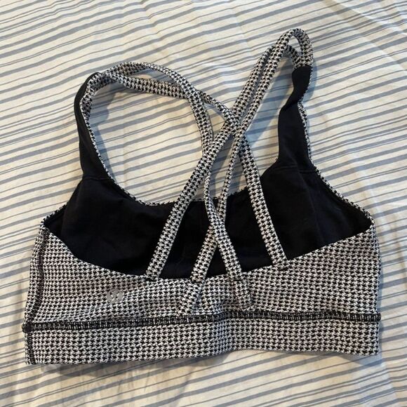Lululemon Sports Bra - Excellent Condition - Houndstooth - Size 2 - Picture 2 of 2